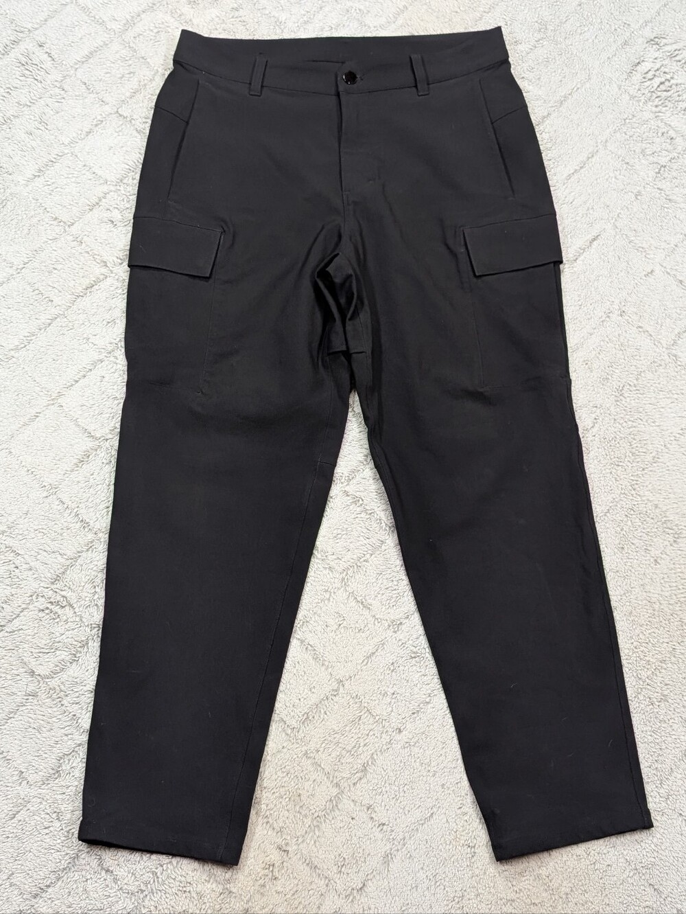 Lululemon Pants Mens 31x29 Black Utilitarian Cargo Outdoor Rugged Stretch Casual